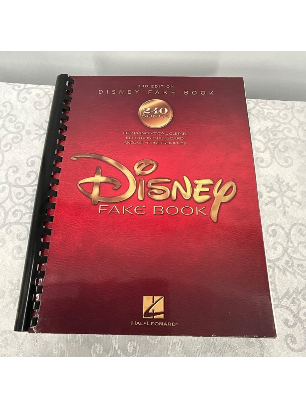 Disney Fake Book 3rd Edition Hal Leonard 240 Songs For Piano Vocal Guitar & C In